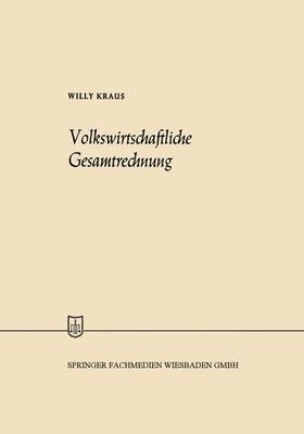 Kraus |  Volkswirtschaftliche Gesamtrechnung | Buch |  Sack Fachmedien