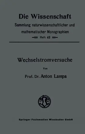 Lampa |  Wechselstromversuche | Buch |  Sack Fachmedien