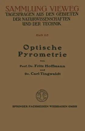 Hoffmann |  Optische Pyrometrie | Buch |  Sack Fachmedien