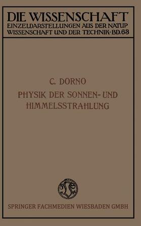 Dorno |  Dorno, C: Physik der Sonnen- und Himmelsstrahlung | Buch |  Sack Fachmedien