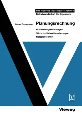 Zimmermann |  Planungsrechnung | Buch |  Sack Fachmedien