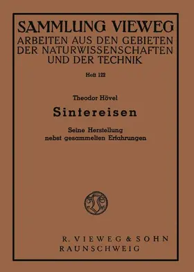 Hövel |  Sintereisen | Buch |  Sack Fachmedien