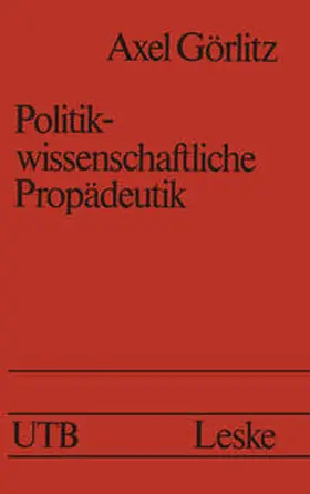  Politikwissenschaftliche Propädeutik | eBook | Sack Fachmedien