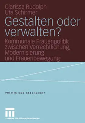 Rudolph / Schirmer | Gestalten oder verwalten? | E-Book | sack.de