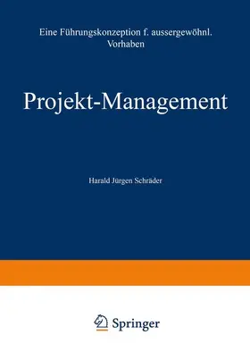 Schröder |  Projekt-Management | Buch |  Sack Fachmedien