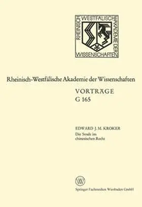 Kroker | Die Strafe im chinesischen Recht | E-Book | sack.de