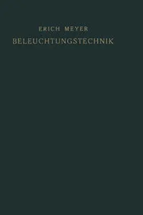 Meyer |  Beleuchtungstechnik | eBook | Sack Fachmedien