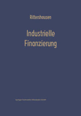 Rittershausen |  Industrielle Finanzierungen | eBook | Sack Fachmedien