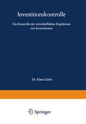 Lüder |  Investitionskontrolle | eBook | Sack Fachmedien