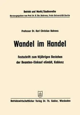 Behrens |  Wandel im Handel | eBook | Sack Fachmedien