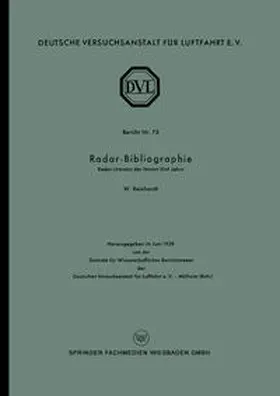 Reinhardt |  Radar-Bibliographie | eBook | Sack Fachmedien