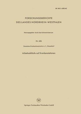 Kultusministerium |  Arbeitsabläufe auf Krankenstationen | Buch |  Sack Fachmedien