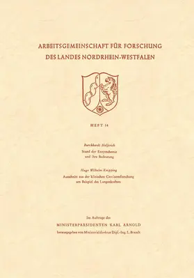 Helferich |  Stand der Enzymchemie und ihre Bedeutung. Ausschnitt aus der klinischen Carcinomforschung am Beispiel des Lungenkrebses | Buch |  Sack Fachmedien