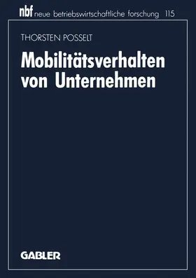 Posselt |  Mobilitätsverhalten von Unternehmen | Buch |  Sack Fachmedien