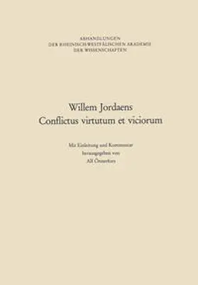 Önnerfors |  Willem Jordaens Conflictus virtutum et viciorum | eBook | Sack Fachmedien