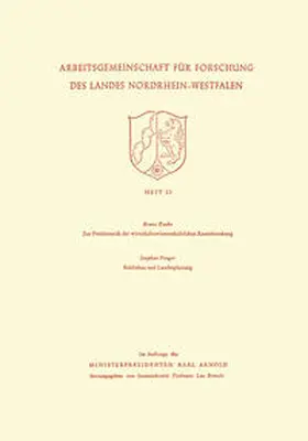 Kuske |  Zur Problematik der wirtschaftswissenschaftlichen Raumforschung / Städtebau und Landesplanung | eBook | Sack Fachmedien