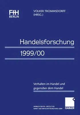 Trommsdorff |  Handelsforschung 1999/00 | eBook | Sack Fachmedien