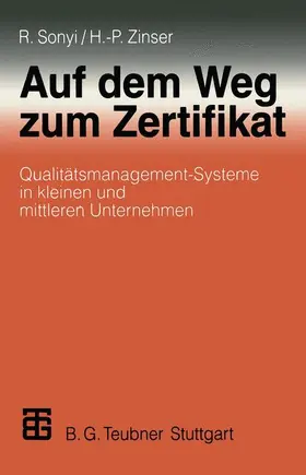 Zinser / Sonyi |  Auf dem Weg zum Zertifikat | Buch |  Sack Fachmedien