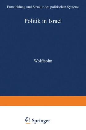 Wolffsohn |  Politik in Israel | Buch |  Sack Fachmedien