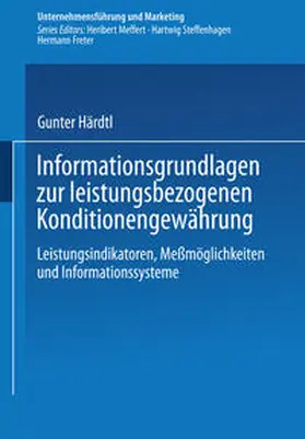 Härdtl |  Informationsgrundlagen zur leistungsbezogenen Konditionengewährung | eBook | Sack Fachmedien