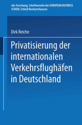  Privatisierung der internationalen Verkehrsflughäfen in Deutschland | eBook | Sack Fachmedien