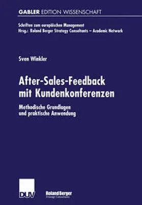 Winkler |  After-Sales-Feedback mit Kundenkonferenzen | eBook | Sack Fachmedien