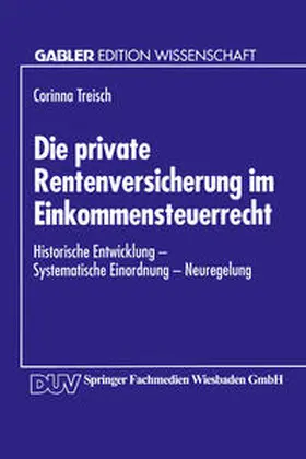 Die private Rentenversicherung im Einkommensteuerrecht | E-Book | sack.de