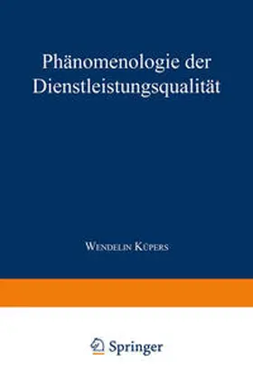  Phänomenologie der Dienstleistungsqualität | eBook | Sack Fachmedien