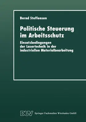  Politische Steuerung im Arbeitsschutz | eBook | Sack Fachmedien