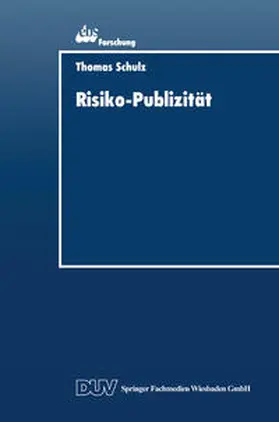  Risiko-Publizität | eBook | Sack Fachmedien