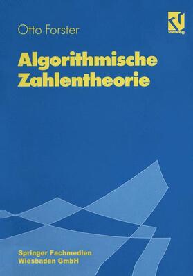 Forster |  Algorithmische Zahlentheorie | Buch |  Sack Fachmedien