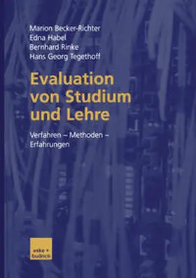 Becker-Richter / Habel / Rinke |  Evaluation von Studium und Lehre | eBook | Sack Fachmedien