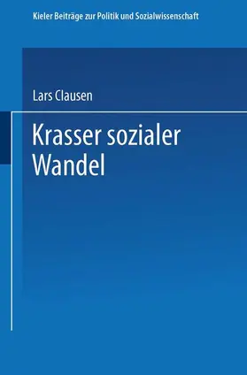  Krasser sozialer Wandel | Buch |  Sack Fachmedien