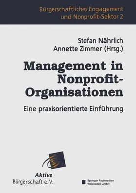 Nährlich |  Management in Nonprofit-Organisationen | Buch |  Sack Fachmedien