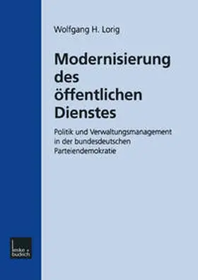 Lorig |  Modernisierung des Öffentlichen Dienstes | eBook | Sack Fachmedien