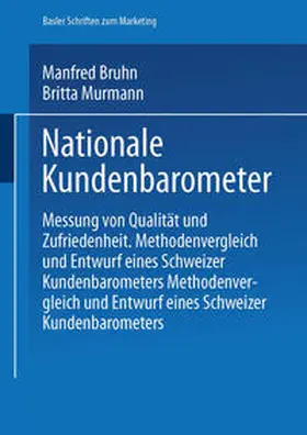 Bruhn / Murmann |  Nationale Kundenbarometer | eBook | Sack Fachmedien