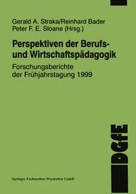 Straka |  Perspektiven der Berufs- und Wirtschaftspädagogik | eBook | Sack Fachmedien