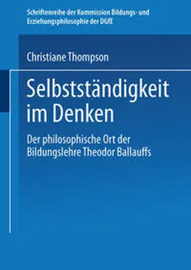 Thompson |  Selbständigkeit im Denken | eBook | Sack Fachmedien