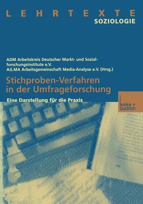  Stichproben-Verfahren in der Umfrageforschung | Buch |  Sack Fachmedien