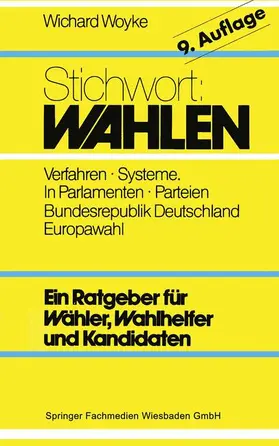  Stichwort: Wahlen | Buch |  Sack Fachmedien