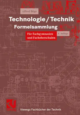 Böge |  Technologie/ Technik Formelsammlung | eBook | Sack Fachmedien