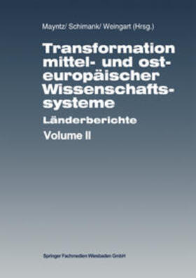 Mayntz |  Transformation mittel- und osteuropäischer Wissenschaftssysteme | eBook | Sack Fachmedien