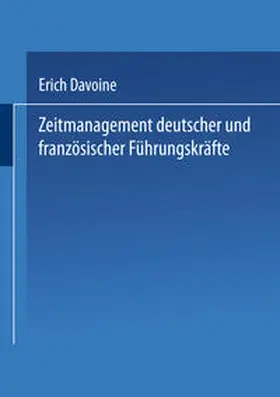  Zeitmanagement deutscher und französischer Führungskräfte | eBook | Sack Fachmedien