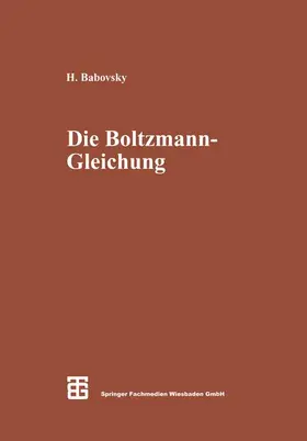 Babovsky |  Die Boltzmann-Gleichung: Modellbildung ¿ Numerik ¿ Anwendungen | Buch |  Sack Fachmedien