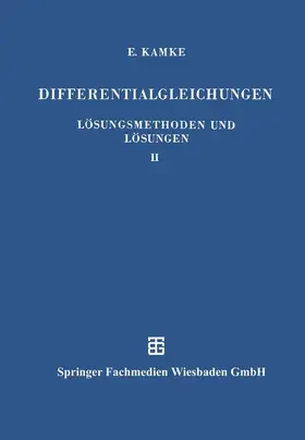  Differentialgleichungen Lösungsmethoden und Lösungen | Buch |  Sack Fachmedien