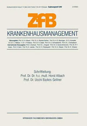 Albach / Backes-Gellner |  Krankenhausmanagement | eBook | Sack Fachmedien