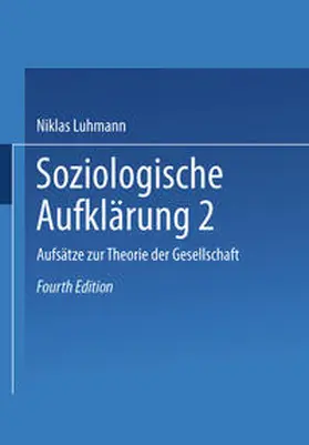 Luhmann |  Soziologische Aufklärung 2 | eBook | Sack Fachmedien