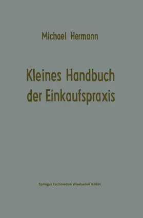 Hermann |  Kleines Handbuch der Einkaufspraxis | Buch |  Sack Fachmedien