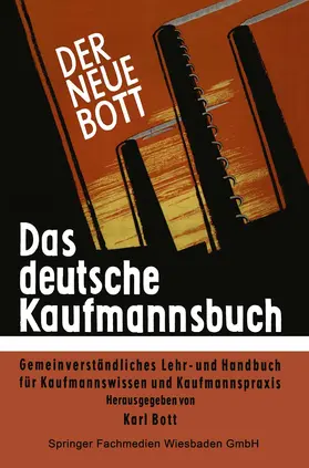 Bott |  Das deutsche Kaufmannsbuch | Buch |  Sack Fachmedien