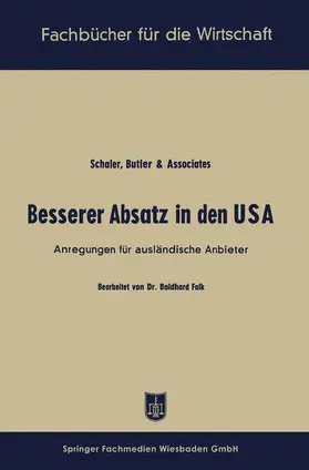 Falk |  Besserer Absatz in den USA | Buch |  Sack Fachmedien